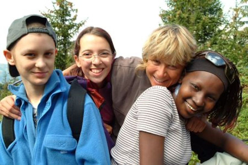 Petite pause et franche rigolade entre filles, ça crée des liens les défis !