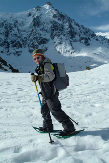 Impossible de se perdre pour Marion en suivant l’Aiguille du Midi !
