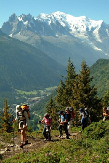 Ne vous inquiétez pas les amis, tant que le Mont Blanc est visible, on n’est pas perdu !