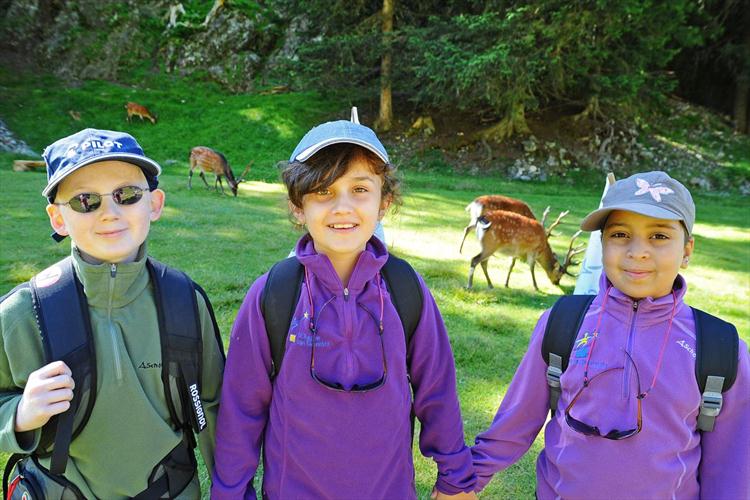Clément, Thalie et Méroua au Parc Merlet