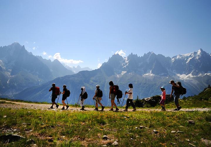 Le paysage est spectaculaire à 2000 m d