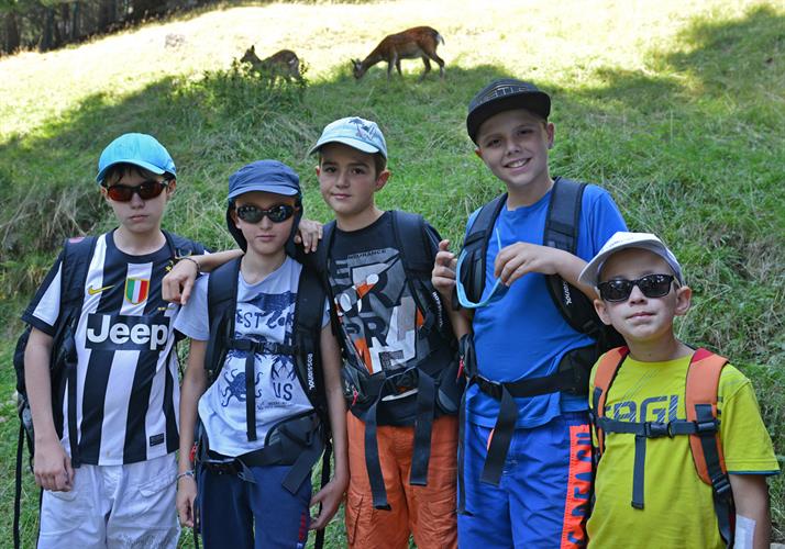 On pose avec les animaux