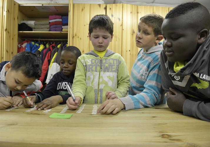 Gabin, Glenn, Simon, Thibaut et Terence dans l