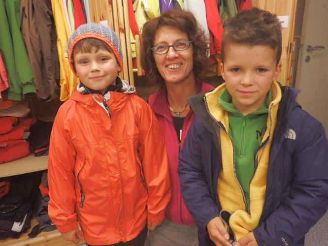 Ethan & Gaspar en compagnie de Marie Laure