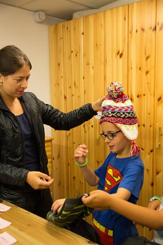 Un bonnet peruvien pour Mathis !