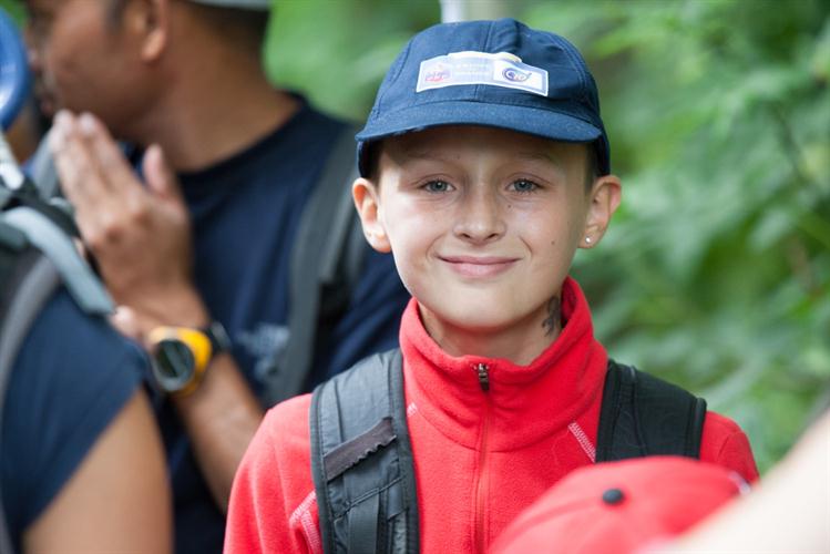 Corentin toujours aussi souriant
