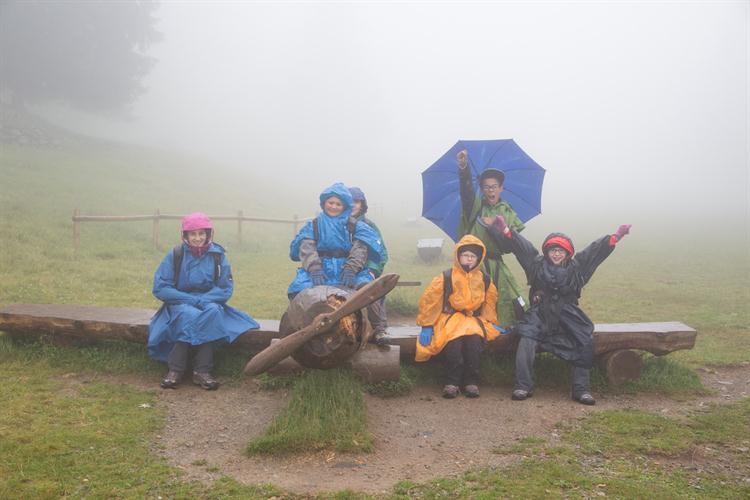 Décollage dans le brouillard