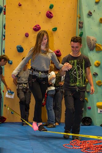 Initiation à la slackline, pour s