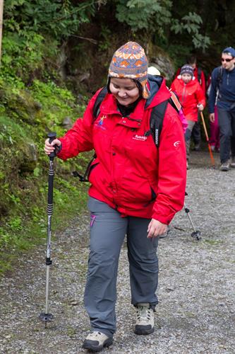 Cassandra en pleine montée vers le point de vue