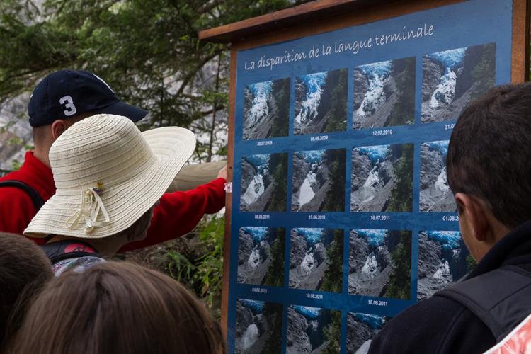 Des images montrant le recul impressionnant du glacier de 2009 à 2012
