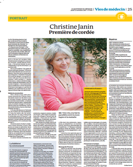 Quotidien du médecin - « Docteur Christine Janin, première de cordée… »