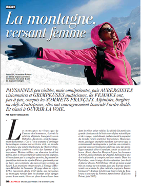 L'Express - La montagne, versant femme