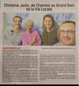 Radio Grand Lac - Christine Janin