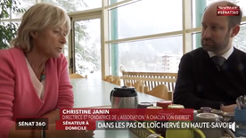 Sénateur à domicile - Loïc Hervé est venu visiter A Chacun Son Everest !